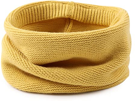 Pesaat Knitted Baby Boys Girls Scarf Toddler Warm Round Neck Warmer 1-6Y | Autumn, Winter, Soft Dense Knit, Windproof, Skin-friendly Fabric, Easy Pull-On Snood, School, Play & Outdoor