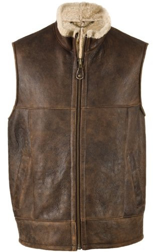 Herren Weste aus Schaffell, Gr. 117 cm