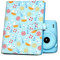 MUZIRI KINOKOO 128 Pockets Photo Album for 3-inch Film Fuji Instax Mini EVO/Mini 12/11/9/8/7+/25/90 Camera Photo Digital Photography Photo Book Nautical Anchor