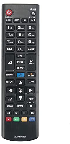AKB74475404 Reemplazar el Control Remoto Adecuado LG LED TV 42UB820V-ZG 42UB820V-ZH 49UB820V-ZG 49UB820V-ZH 55UB820V-ZG 55UB820V-ZH 40UB800V-ZA 49UB830V-ZB 49UB830V-ZG 49UB836V-ZG 55UB830V-ZB