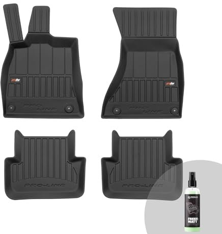 FROGUM ProLine 3D Gummimatten Exklusiven Auto Fußmatten Autofussmatten für Audi A4 B8 2007-2015, für Audi A4 B8 Allroad 2008-2015 | Die höchsten Kanten