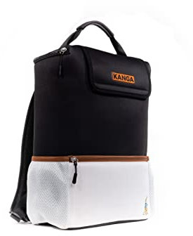 Kanga Paquete trasero aislado – Bolsa enfriadora portátil – 24 latas de cerveza y Seltzer Bebida Cooler – Aislamiento a prueba de fugas y durabilidad probada – Kanga Pouch Cooler (Gibson)