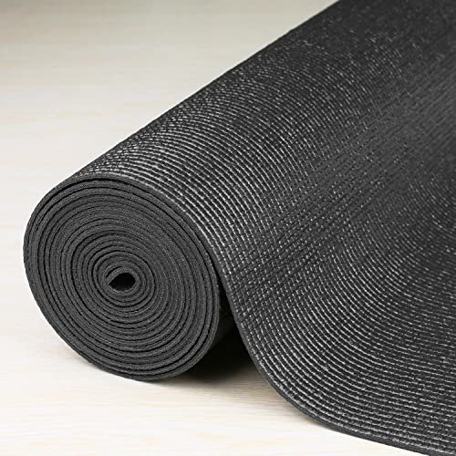 Foam Toolbox Liner Drawer Mat 1/8 Inch Thick X 24 Inch Wide X 24 Ft Long Black, No Slip for Protecting Cabinet, Garage, Cart, Tool Box