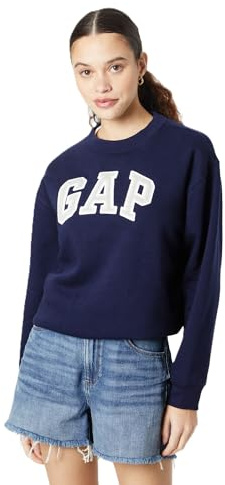 GAP Women's Heritage Sweatshirt, Navy Uniform, XS