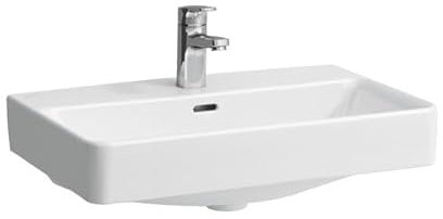 LAUFEN PRO S Waschtisch Compact, ohne Hahnloch, ohne Überlauf, 600x380mm, H818959A001421, Farbe: Weiß mit LCC Active