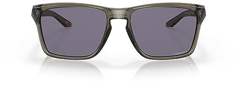 Oakley Men's Oo9448 Sylas Rectangular Sunglasses, Grey Smoke/Prizm Grey, 57 mm