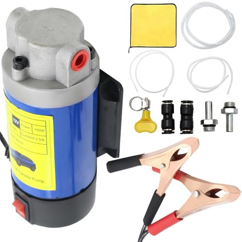 YQMIGU Bomba de succión de aceite para cambiar el aceite, bomba extractora de aceite de motor de 12 V para bombear aceite, transferencia de bomba diésel, adecuada para coches, motocicletas, lavadoras