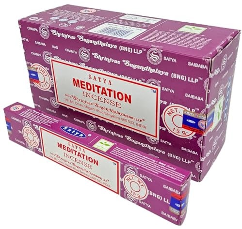 Satya Räucherstäbchen x LAVISA, Meditation, Aromatherapie, Duft (Meditation)