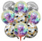 9PCS Discokugel Luftballon,22 Zoll Disko Folien Ballons,4D-Kugel Spiegel Metallic Luftballons,80er 90er luftballon,Geeignet für Disco-Themenparty, Geburtstag Hochzeit Baby Party
