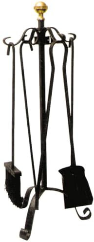 1PEZZO ATTREZZATURE PER CAMINETTI mod. AREZZO H. cm. 52