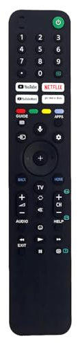 RMF-TX520P Voice Ersatz-Fernbedienung für Sony LED TV KD-43X81J XR-75Z9J XR-65X90SJ XR-55X90SJ XR-85Z9J KD-55X75AK KD-55X74K KD-50X74K KD-43X74K KD-85X866 J KD-85 X85BJ KD-75X86J KD-65X86J KD-55X86J
