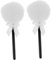 IWOWHERO Kosmetikgriff- Frauen Make-up-tools Lollipop Make-up-tools Soft Body Puff