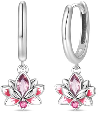 LIGHTDOG 925 Sterling Silber Damen Hoop Ohrringe Huggie Ohrringe für Geburtstag Party Mode Ohrringe Schmuck Damen Geschenk