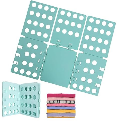 Hinapan 1 Morceau de Planche de Pliage pour vêtements, Planche de Pliage en t-Shirt, Facile à Plier, Simple et Rapide, en Plastique Durable, Planche de Pliage pour Les Enfants et Les Adultes