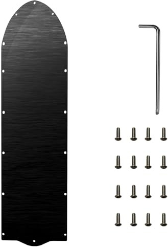 HENYEER Scooter Bottom Plate, kompatibel mit Ninebot Max G2 G65, Untere Batterieabdeckung aus rostfreiem Stahl, Chassis-Schutzabdeckung Antikollisions, Elektroroller Platten Schutz Reparaturteile