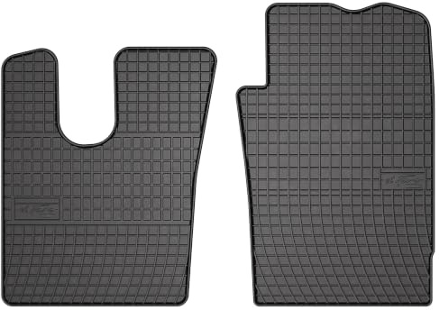 Wielganizator SolidPRO Gummimatten passend für Scania R i S (2016-) | Qualität: Premium - Genaue Passform, rutschfest 2-teilig Fußmatten- Schwarz