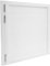 Porta basculante in legno massiccio, 90 x 90 cm, porta basculante per caffè, centri commerciali, ristoranti, bar (bianco)