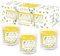 pajoma® Geschenkset Citronella Duftkerzen – 3er Set im Glas | je 50 g | ca. 8 h Brenndauer | Sommerduft & dekoratives Design | Geschenkbox