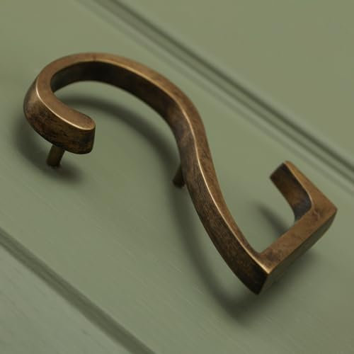 Heritage Brass Floatinig House Number | 5 inch Modern Door Sign Numbers Signs Plaques | Street Home Address Numerals