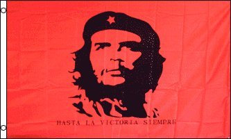 Garden Flag Che Guevara Poliestere Poliestere Bandiere Pirata Colore Vivido Bannière Per Home Eventi Marce 3X5Ft