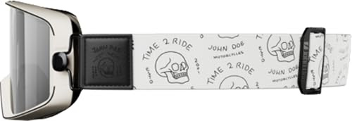 John Doe JD/One Skull Motocross Brille | Universell passend