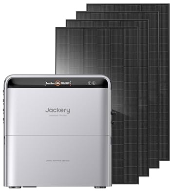 Jackery SolarVault 3 Pro Max Kit solaire 2500 W, panneaux 2000 W, batterie 5,04 kWh, 4-MPPT, stockage extensible
