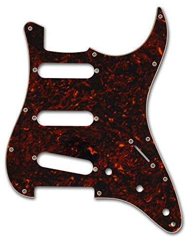 Golden Age Strat Pickguard für 3 Single-Coil-Tonabnehmer, 4-lagig laminiert, Schildkröte/Minze/Schwarz/Mint
