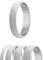 Ring - 925 Silber - 4 Breiten - Diamant - Silber [09.] - Breite: 2mm - Ringgröße: 57