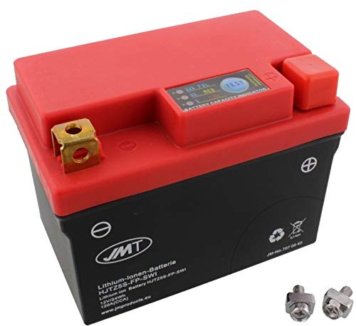 JMT HJTZ5S-FP Lithium Motorrad Batterie für Rex 50 AC 2T Baujahr 2009