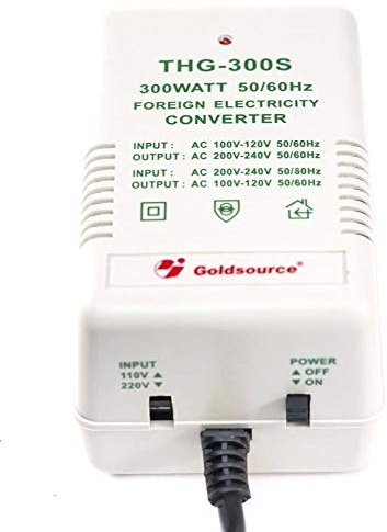 Transformador 220V a 110V hasta 300 vatios convertidor Voltaje para Usar Equipos Americanos en España y viceversa