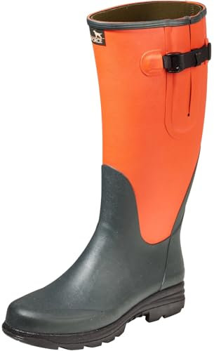 Parforce Gummistiefel mit Neoprenfutter NEO-2 Orange/Oliv 46
