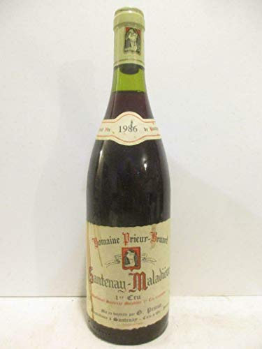 santenay prieur-brunet premier cru maladière rouge 1986 - bourgogne