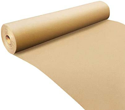 Total Pack Rouleau de papier kraft marron 100 % recyclé, biodégradable et entièrement recyclable, idéal pour les travaux manuels, cadeaux, emballage, expédition, revêtement de sol (750 mm x 20 m)