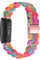 AISPORTS Resin Strap Compatible with Fitbit Inspire 2 Strap for Women Men, Stylish Slim Crystal Resin Bracelet Stainless Steel Metal Wristband Replacement Strap for Fitbit Inspire 2 Fitness Tracker