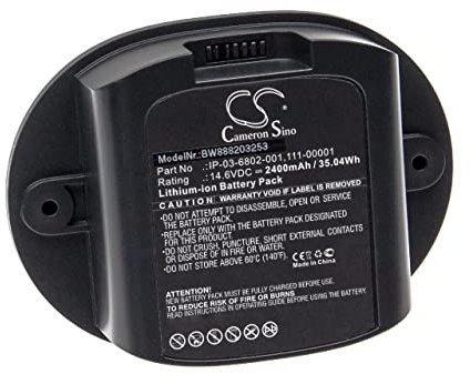 vhbw Akku Ersatz für Sonos 111-00001, IP-03-6802-001 für Lautsprecher Boxen Speaker (2400mAh, 14,6V, Li-Ion)