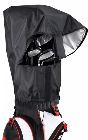 FCOUIID Golftasche Regenabdeckung Hood, wasserdichte Heavy Duty 420D Golf Protector Club Zubehör, 20 x 22, 1 Pcs