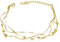 Materia Armband Gold Damen Kugeln Sterne Silber 925 vergoldet verstellbar SA-150