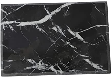 Premier Housewares Marble Chopping Board/Black and Gold Rectangular Chopping Board/Handcrafted and Versatile Cutting Board/Chopping Board With SUbtle Graining / W45 x D36 x H2cm.