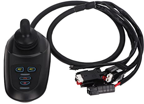 Controlador de Joystick para Silla de Ruedas de 24 V CC, Controlador de Joystick para Silla de Ruedas Eléctrica USB Universal Reemplazo Cepillado, IPX5 a Prueba de Agua Control Flexible Preciso de 360