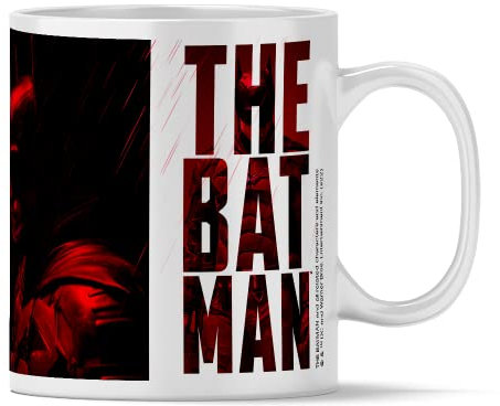 ERT GROUP Original und offiziell lizenziert von DC Keramikbecher, Muster Batman 092, Kaffee- und Teebecher Tasse 330ml
