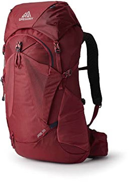 Gregory W Jade 38 Rc Rot - Robuster komfortabler Damen Alpin Rucksack, 38l, Größe Small - Medium - Farbe Ruby Red