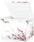 Mnsruu Storage Boxes with Lids, Plum Blossom Winter Chinese Style Large Storage Basket Organizer Shelves Cube Bin Toy Clothes Underbed