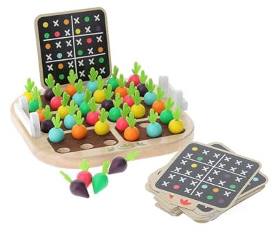 vilac - Sudoku des Gemüses – Tag der Ernte – Lernspiel – Logik Lernen – 3 Schwierigkeitsstufen – einzigartiges Design – für Kinder ab 5 Jahren