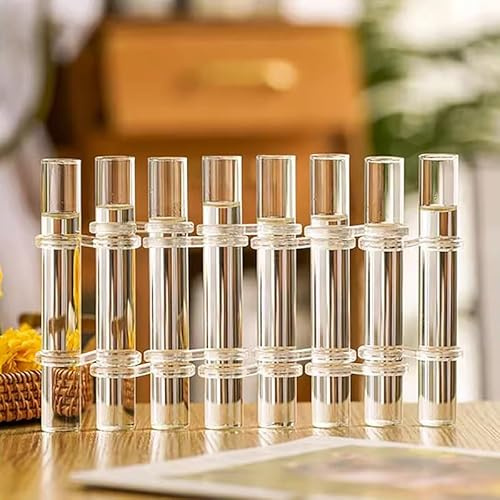 Aufklappbare Blumenvase aus Glas, Reagenzglas, kreativer Pflanzenhalter, Hydrokulturbehälter, Wohnzimmer, Büro, Esstisch, florale Heimdekoration