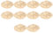 SEWACC Mini-Hüte Mini-Stroh 10 Stück 8 cm Mini-Puppen-Stroh Handarbeit Puppen-Strohkappe Handstrick- Für DIY-Handwerk Puppenhaus-koration Eimer Puppenhüte