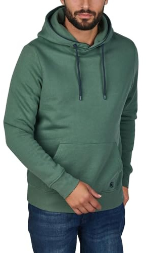 riverso Hoodie Herren Regular Fit RIVSandro Kapuzenpullover Pullover Beige XL, Größe:XL, Farbe:Forest Green
