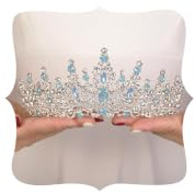 JWICOS Barock Tiara und Krone für Frauen Vintage Hochzeit Stirnband Tiara Haarschmuck für Braut Geburtstag Abschlussball Party, freesize, Legierung, Legierung