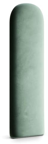 Muralo Wandkissen Gepolstert, Magic Velvet, Wandpolster - 30x60 cm, Mint | Wandpaneel, ideal als Bettkopfteil oder Lendenkissen - für Schlafzimmer und Wohnzimmer, einfache Anbringung mit Montagekleber