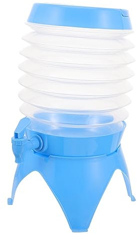 KOMBIUDA Faltbarer Wasserspender 5l Pe Blau für Oktoberfest Feier