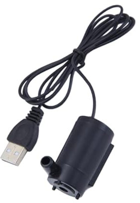 HAPINARY Pompe Submersible à Eau Silencieuse Micro Pompe à Moteur Continu Renforcé, Taille Mini Horizontale, pour Aquarium Et Fontaine, Usage Animalier Et Domestique